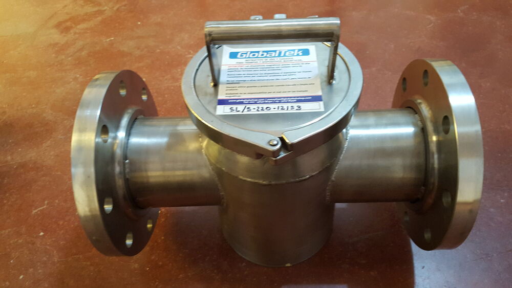 Trampa magnética de acero inoxidable para filtrado de tolvas y ductos - Globaltek